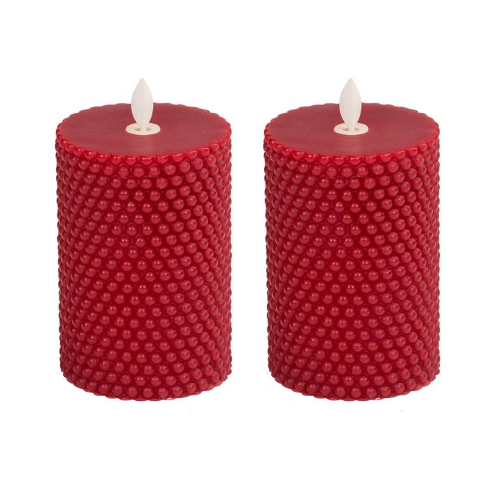 Pearl Red 6 Inch Pack Of Two
