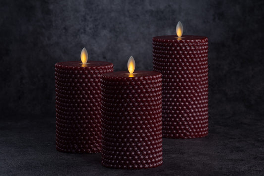 Symphony LED Candle (Red Pearls) Music Sensing